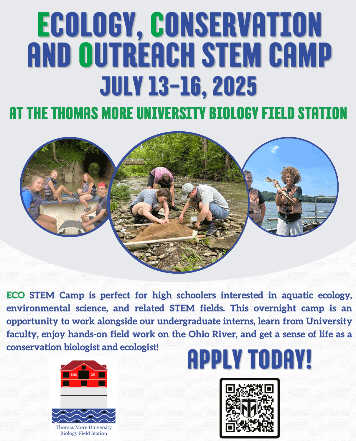 Ecology Conservation Outreach Leaders Camp - Thomas More University %
