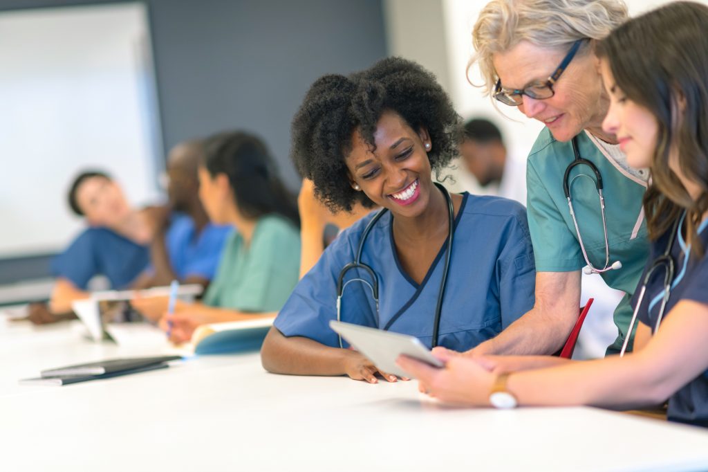 nurses collaborating