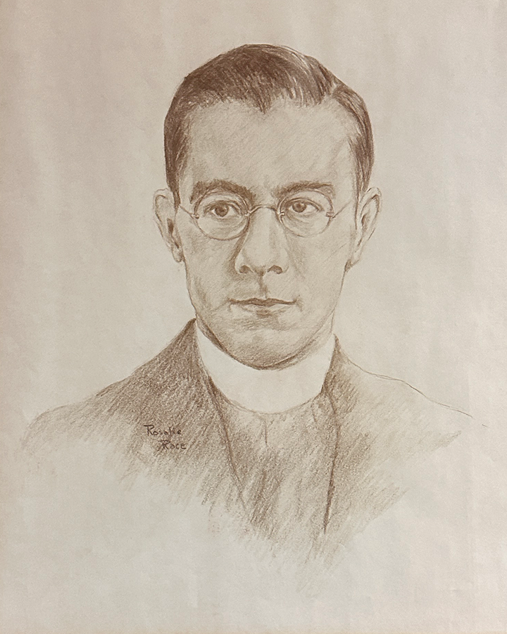 A photo of Rev. Edmund Corby.